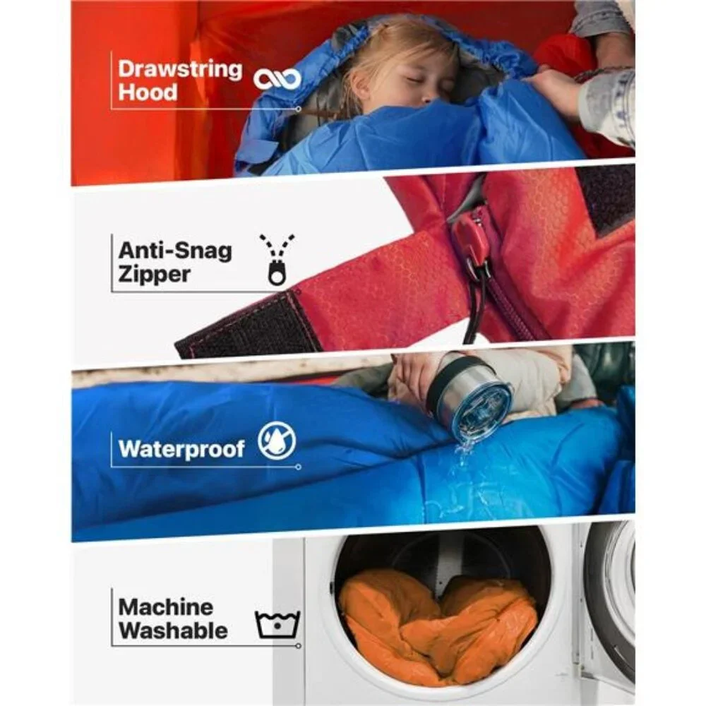 Sleeping Bags for Adults Cold Weather & Warm - Backpacking Camping Sleeping Bag